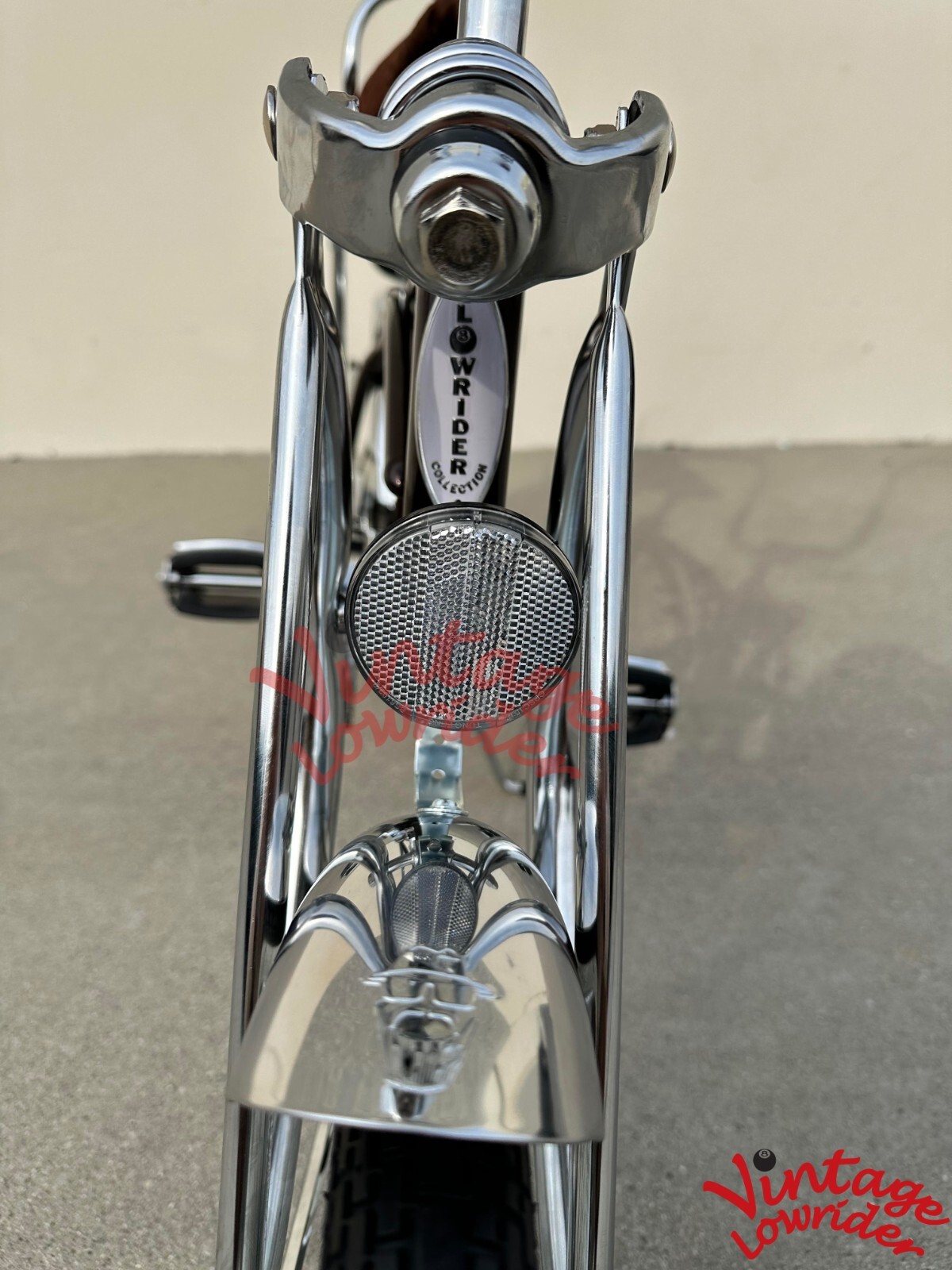16" LOWRIDER BIKE CHROME/BROWN METALLIC FRAME 144 SPOKE RIMS & LOWRIDER TIRES.
