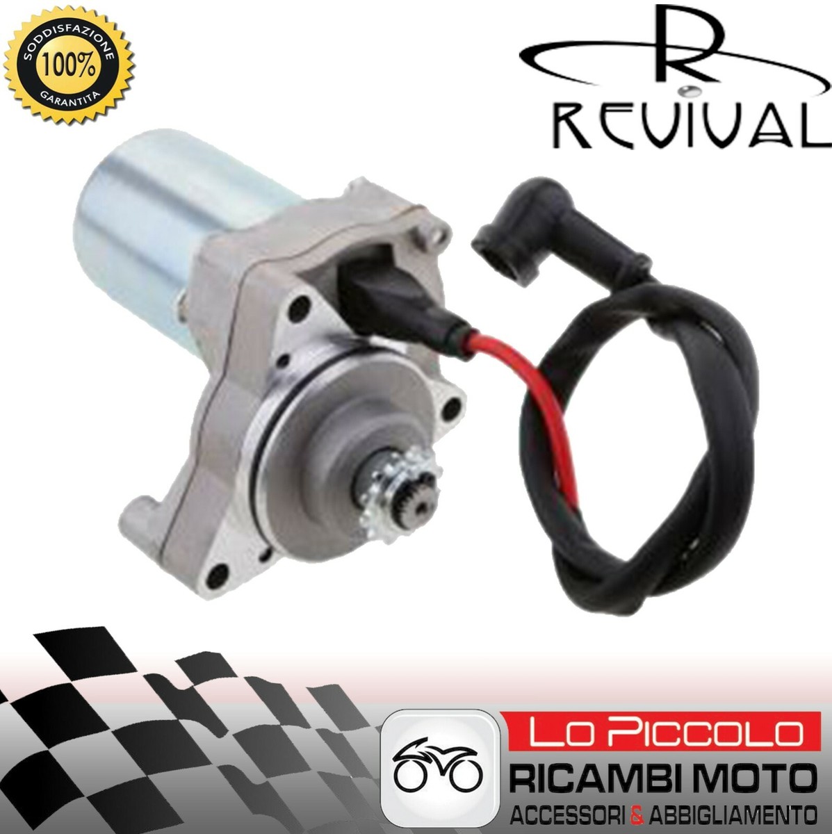 Starter Motor Motorino Avviamento Quad 50 JMP Starter Motor For