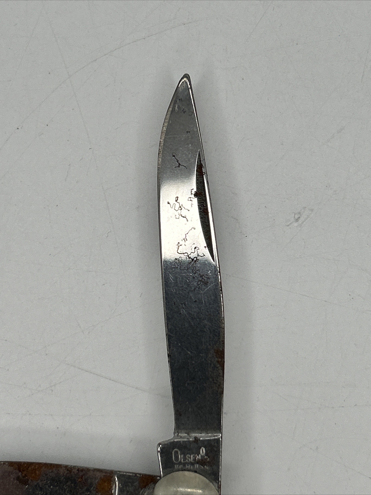 Olsen OK Brand 3 Blade Folding Campers Pocket Knife Vintage eBay