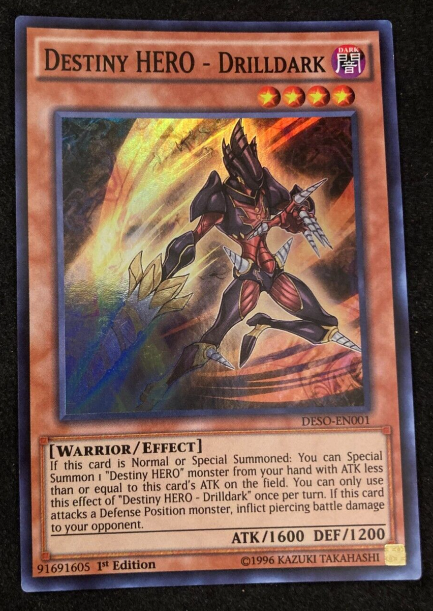 Yugioh - Destiny HERO - Drilldark - Destiny Soldiers - DESO-EN001