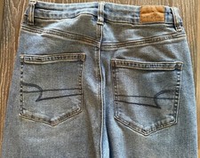 American eagle blue stretch denim jean pant 6 tapered