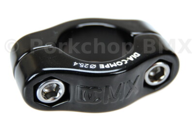 Dia-Compe MX 2 PIECE BMX bicycle seat clamp - 25.4mm (1'') BLACK