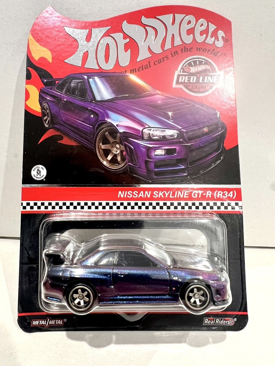 🔥 Hot Wheels RLC Nissan Skyline GT-R R34 Exclusive Collectors Car