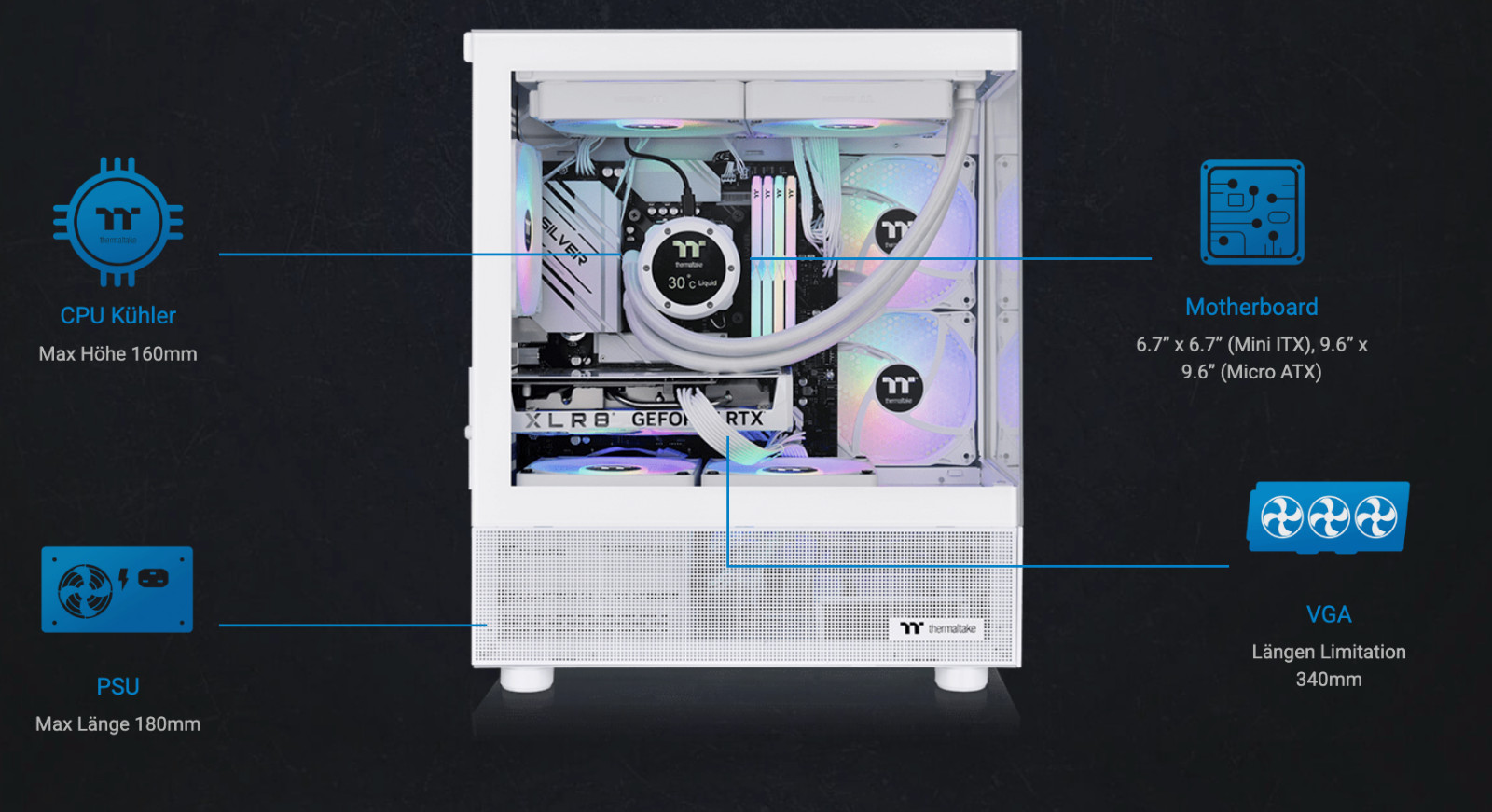 AM5 High End Gaming PC - Ryzen™ 7 7800X3D - RTX 5070 Ti - 32GB DDR5 - 1TB Ansicht 17