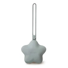 Moonkie Baby Pacifier Star Shape Food Grade Silicone Case Holder Gray Color