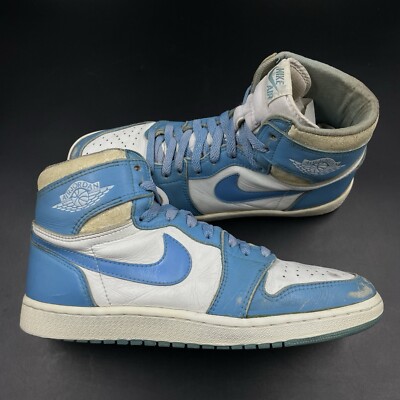 Size 11 Nike Air Jordan 1 High 1985 UNC Powder Blue Carolina
