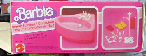 Vintage Barbie "Dream Möbelkollektion" Luxus Badewanne No. 1049 vom 31. 07. 1979 - Bild 2 von 4