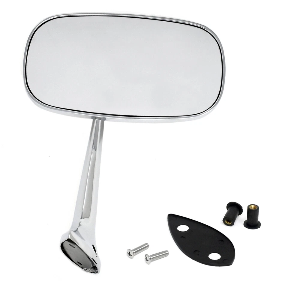 Conjunto de espejo retrovisor exterior cabeza grande DERECHA 1975-1979 Corvette Foto 2 de 3