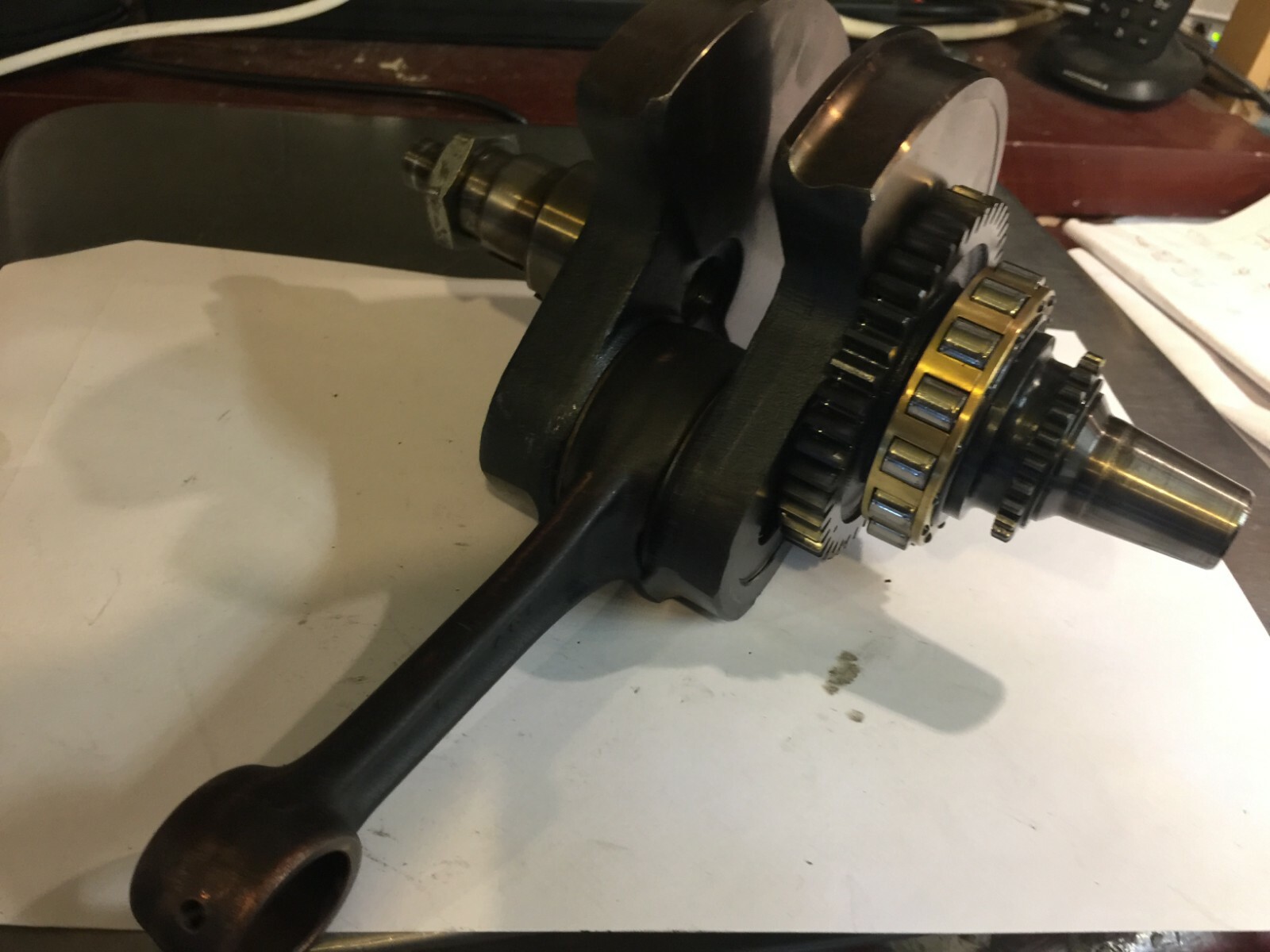 Kawasaki KLR 650 KLR650 Engine Motor Crankshaft Crank Shaft Piston Rod 1197 eBay