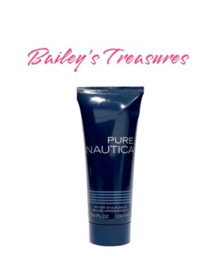 Pure Nautica 3.4 oz After Shave Balm SEE DESCRIPTION Free Ship! Dented Bottle