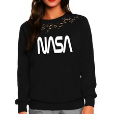 NASA sweatshirt USA womens heavy weight sweatshirt