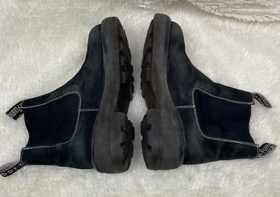 John Fluevog Angel Chelsea Boots Mens 9 Black Leather Ankle  display picture 1