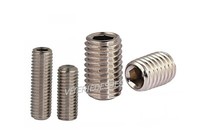 Grani In Acciaio Inox M3 M4 M5 M6 M8 Viti Senza Testa Cava Uni 5923 Punta Piana