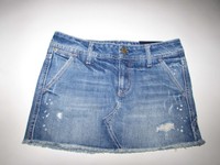 American Eagle Women's Denim Mini Skirt Size 0 Blue Jean Distressed Ae on sale American Eagle Women's Denim Mini Skirt Size 0 Blue Jean Distressed Ae on sale