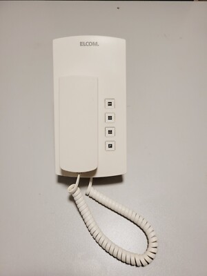 Elcom Haustelefon Türtelefon BHT-200 i2-BUS Telefon weiß 170.200.0