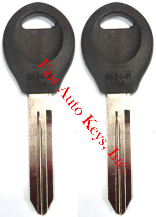 2 Pair NEW REPLACEMENT UNCUT IGNITION/DOOR KEY BLANKS FOR NISSAN  INFINITI