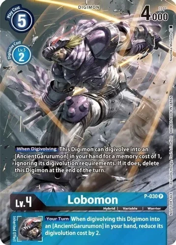 Digimon 2nd Anniversary | Alternate Ar NM | Lobomon P-030