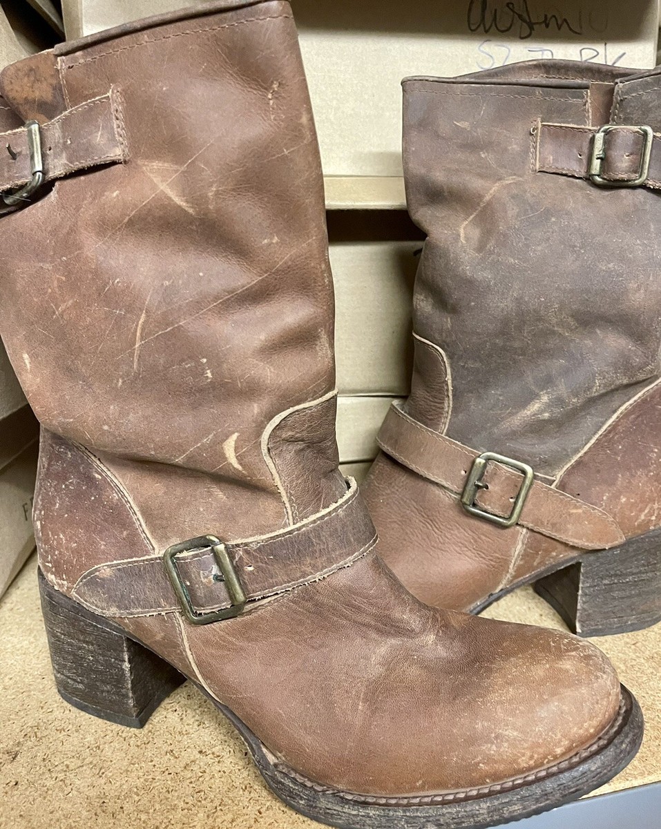 Freebird by Steven boulder biker boot BNIB. Brown size 9 