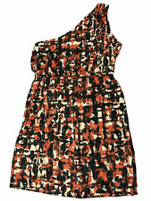 Banana Republic Silky Dress, Sleeveless. Cross Diagonal One-Strap.  Women's 10