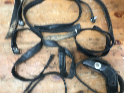 Mixed Lot (8) Harley Davidson Mixed Lot of grab Seat Passenger Straps black - Picture 8 of 10