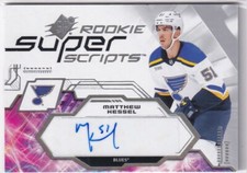 2023-24 Upper Deck SPx Hockey Matthew Kessel Rookie Super Scripts