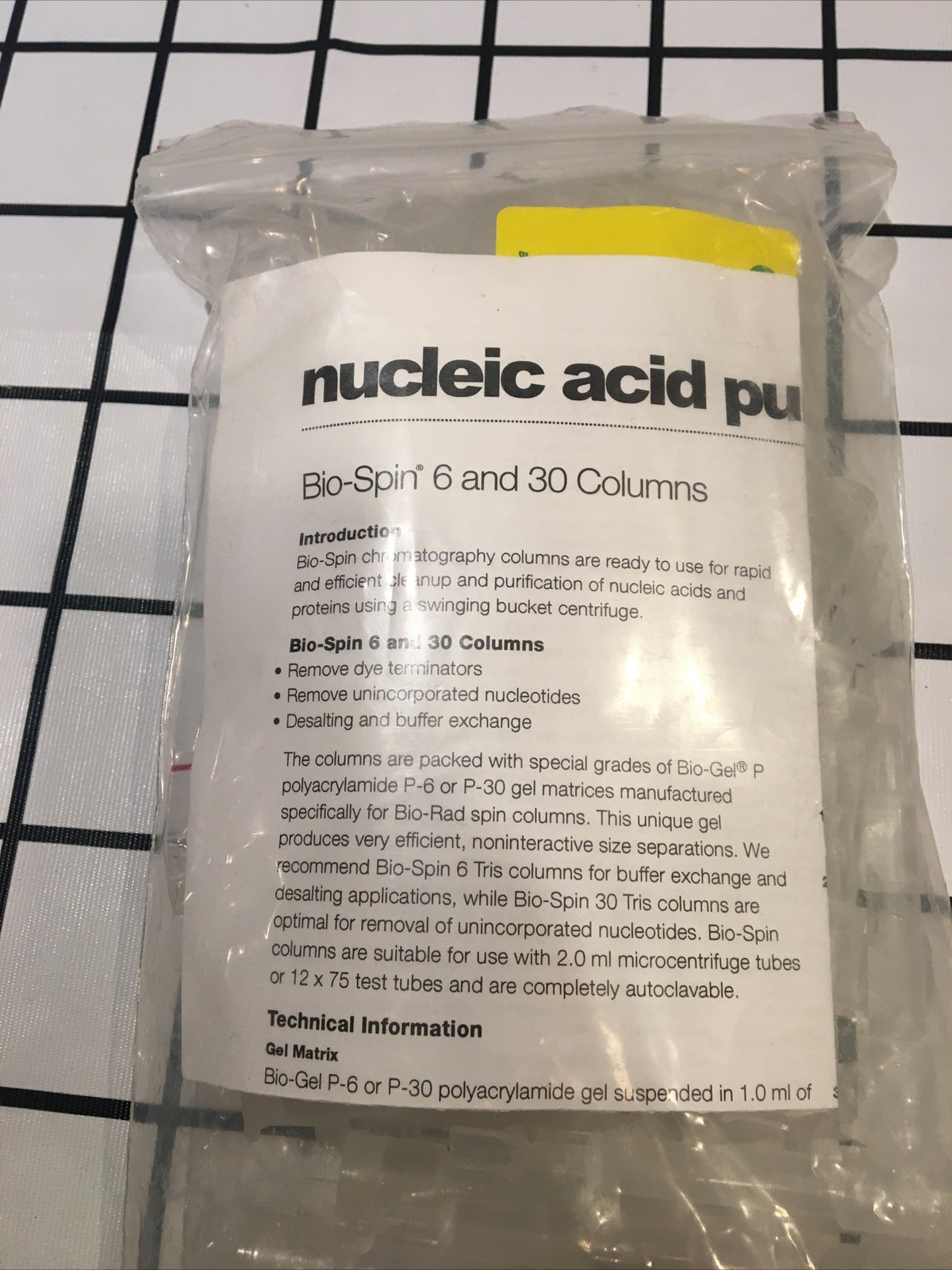 BioRad BioSpin 6 Chromatigraphy Columns 7326002 (25) eBay