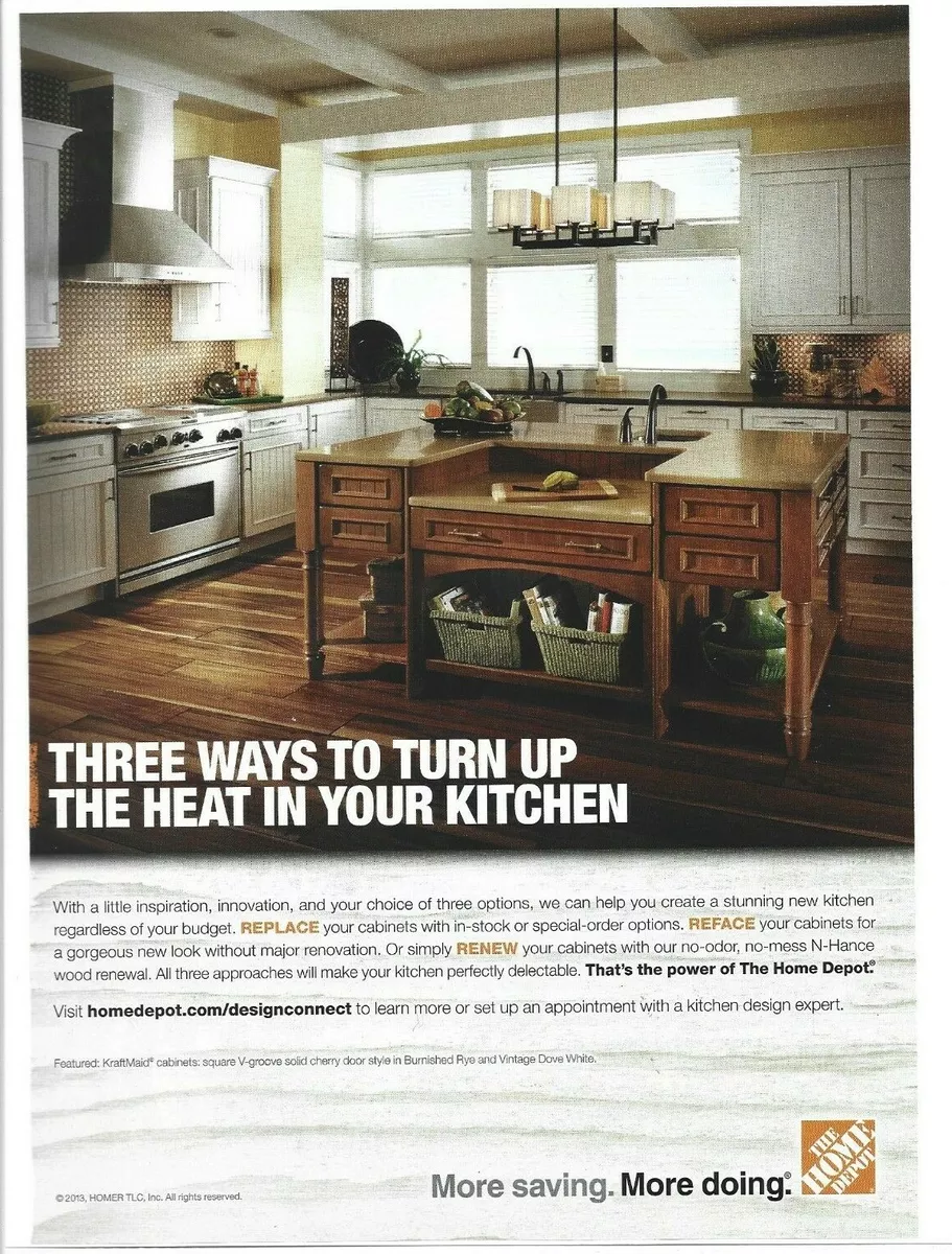 Home Depot Kitchen Appliances Print Ad Home Depot Kitchen Remodel