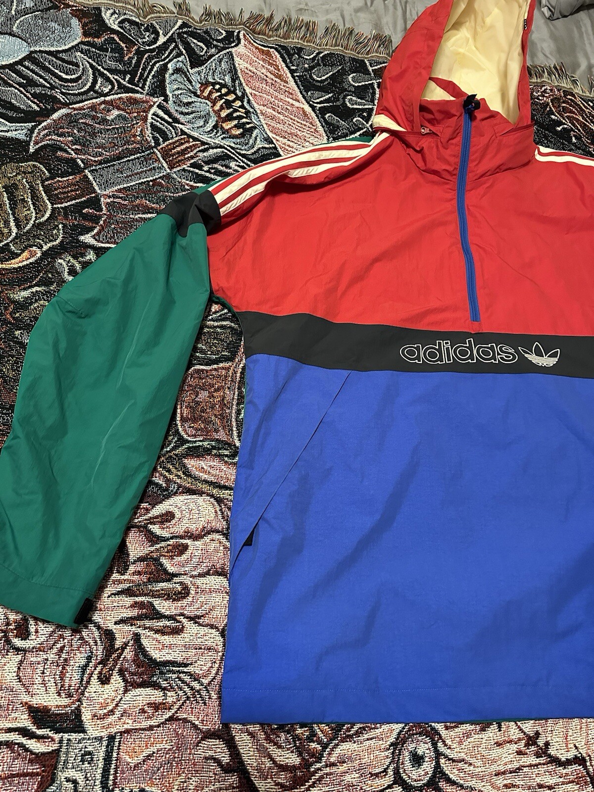 Adidas Windbreaker Jacket Large - image 2