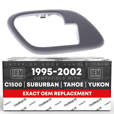 Interior Door Handle Bezel, Driver Side for Chevrolet GMC C&K 1500, 2500, 350...