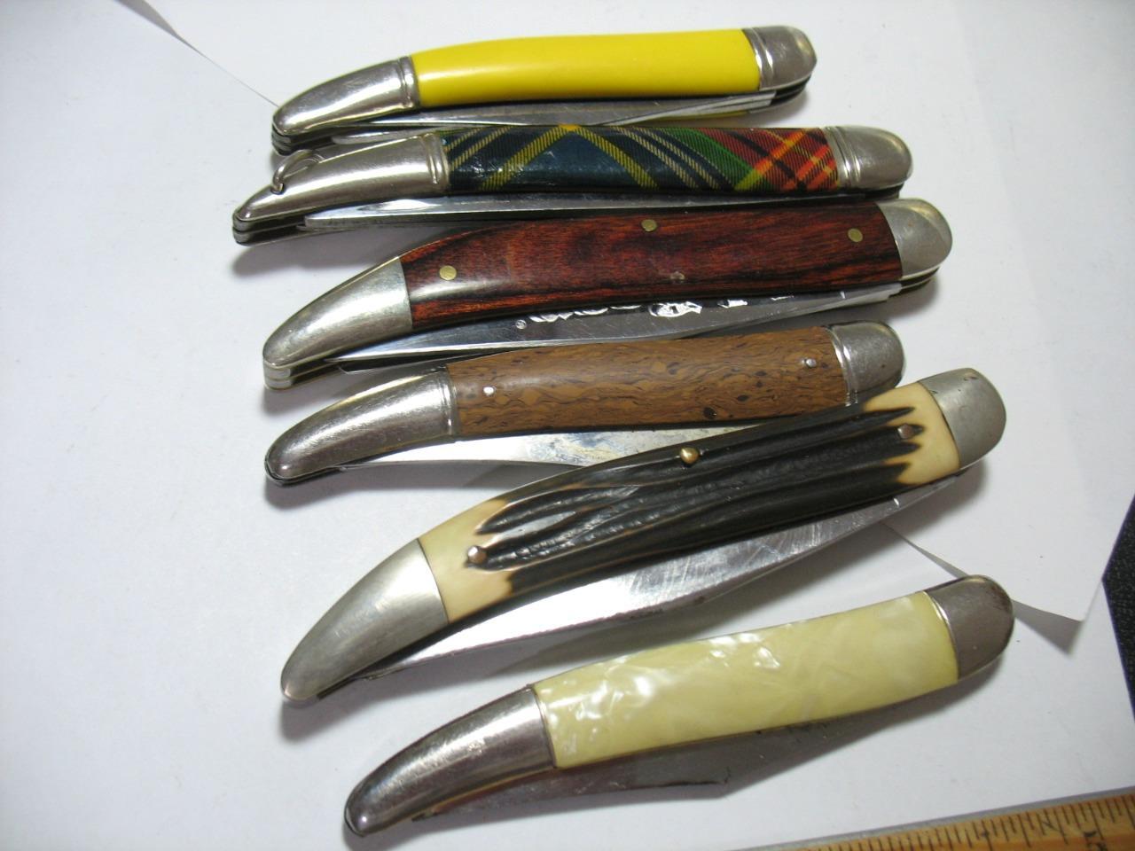 5 Old fishing knives + one other eBay
