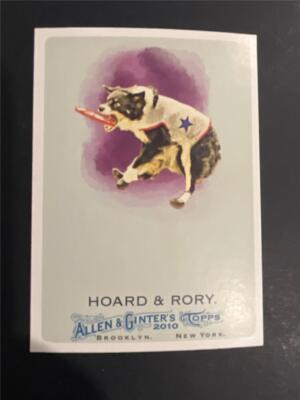 2010 Topps Allen & Ginter #193 Tony Hoard & Rory Disc Dog Champion