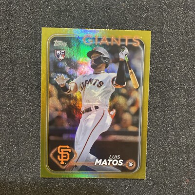 Luis Matos (RC) 2024 Topps Series 1 - Gold Foil #28