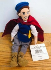 Disney Store Prince Snow White Mini Bean Bag Plush Doll Beanie NWT Retired