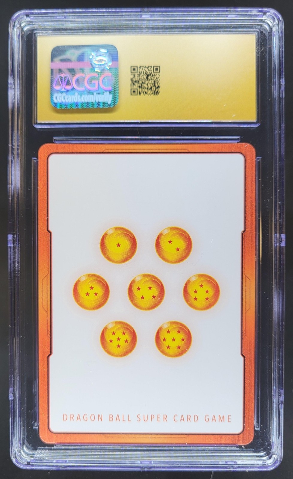 2025 DRAGON BALL SUPER FUSION WORLD ENERGY MARKER BARDOCK CGC 10 PRISTINE D RC7 view 2