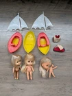 VTG 1965 Mattel Liddle Kiddles Lola Liddle Doll Broken Lot Parts Repair