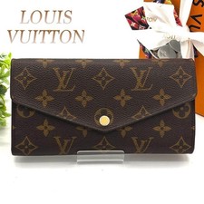 Louis Vuitton Monogram Portefeuille Sarah Long Wallet 16 Cards