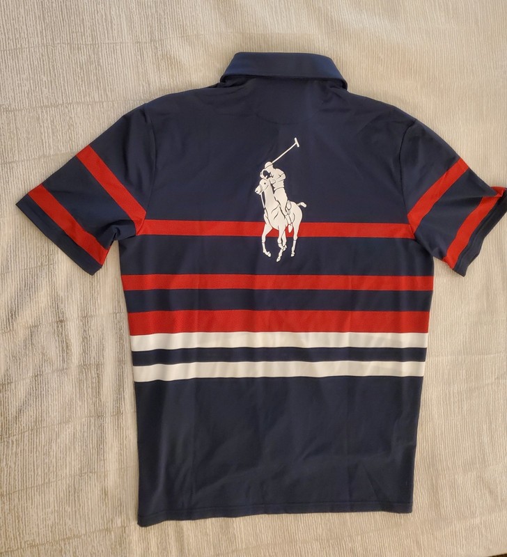 2025 RYDER CUP BETHPAGE BLACK RALPH LAUREN POLO VOLUNTEER L SHIRT USA BALLMARK