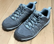 Merrell Women's Crosslander 4 Leather Hiking Shoes Sneakers Gray/Blue - Size 9