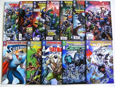 FOREVER EVIL - 1 2 3 4 5 6 7 + SPECIAL  1 2 3 4 5 komplett - Panini 2014 deutsch