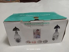 Wifi Panorama Light Bulb Camera - Real Time Remote Viewing - NEW