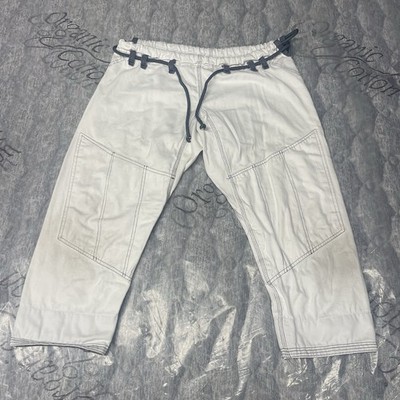 Venum BJJ Gi Pants MMA A3.5 W40 L25 White Cotton Jiu Jitsu Grappling Drawstring.