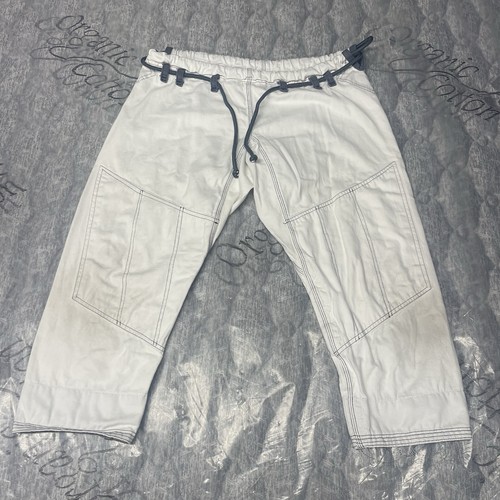 Venum BJJ Gi Pants MMA A3.5 W40 L25 White Cotton Jiu Jitsu Grappling Drawstring.