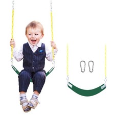 Swing Set for Kids with Chain-Play Swing for Adults with Stainless Steel Ment...