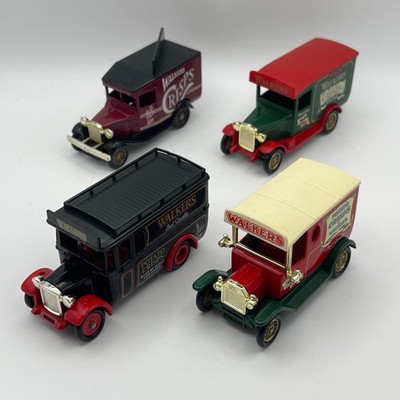 Lledo Days Gone Walkers Chips Diecast Promotional Van Set Vintage 1:76 UK D3