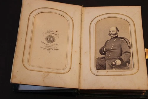 Civil War Era Photo Album, Union Generals, Gen. Burnsides etc.