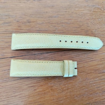 Girard Perregaux Uhrenarmband Leather Band 20/16 mm Eidechsengelb Neu