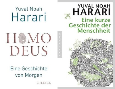 Homo Deus & Eine kurze Geschichte d. Menschheit - beide Bücher im Set!