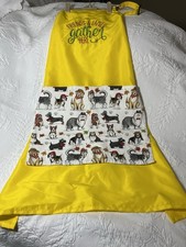 Tablier de cuisine sur mesure avec broderie serviette amovible et cadeau lavable
