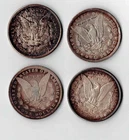 Silver Morgan Dollars Qty 4 Uncertified 1921 , 1903, 1901 O and 1897