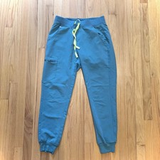Figs Zamora Jogger Scrub Pants Women  s Small Teal Technical Collection